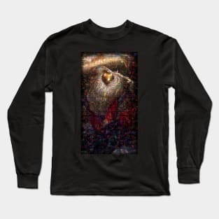 Bard  Mosaic Portrait 1 Long Sleeve T-Shirt